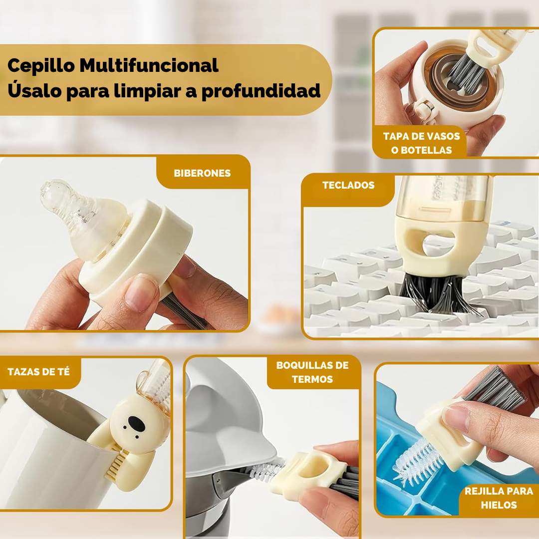 Cepillo de Botellas Multifuncional