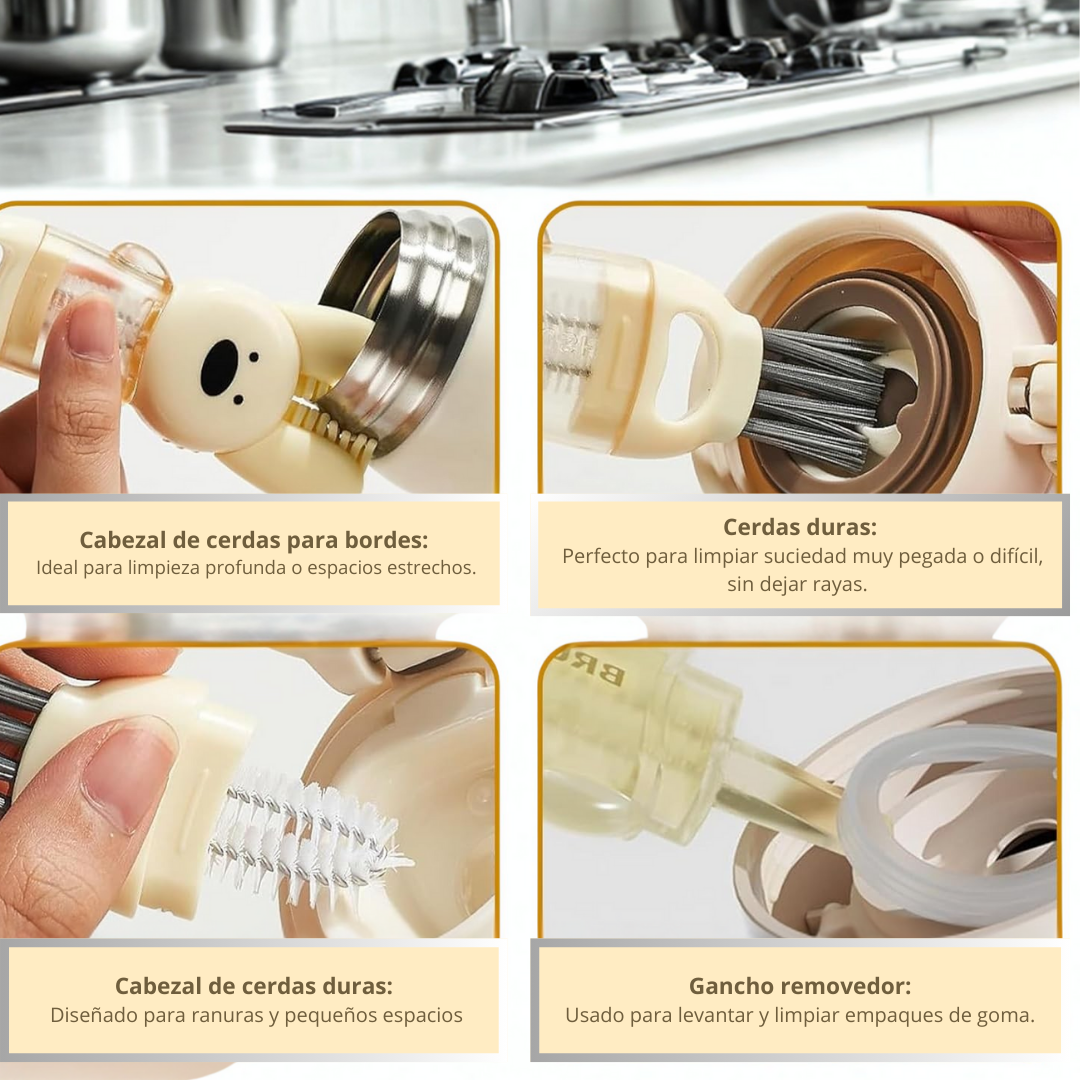 Cepillo de Botellas Multifuncional